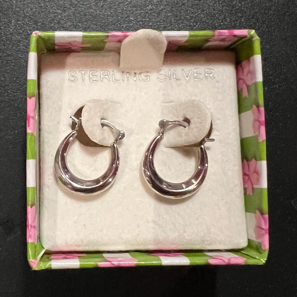 Baby girl hoop earrings